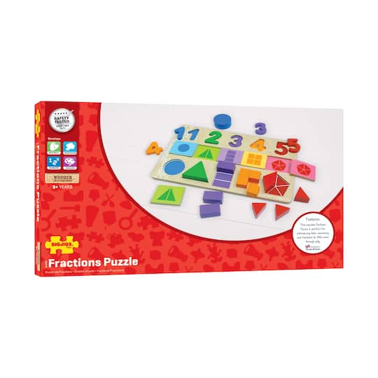 Bigjigs® Wooden My First Fractions Puzzle